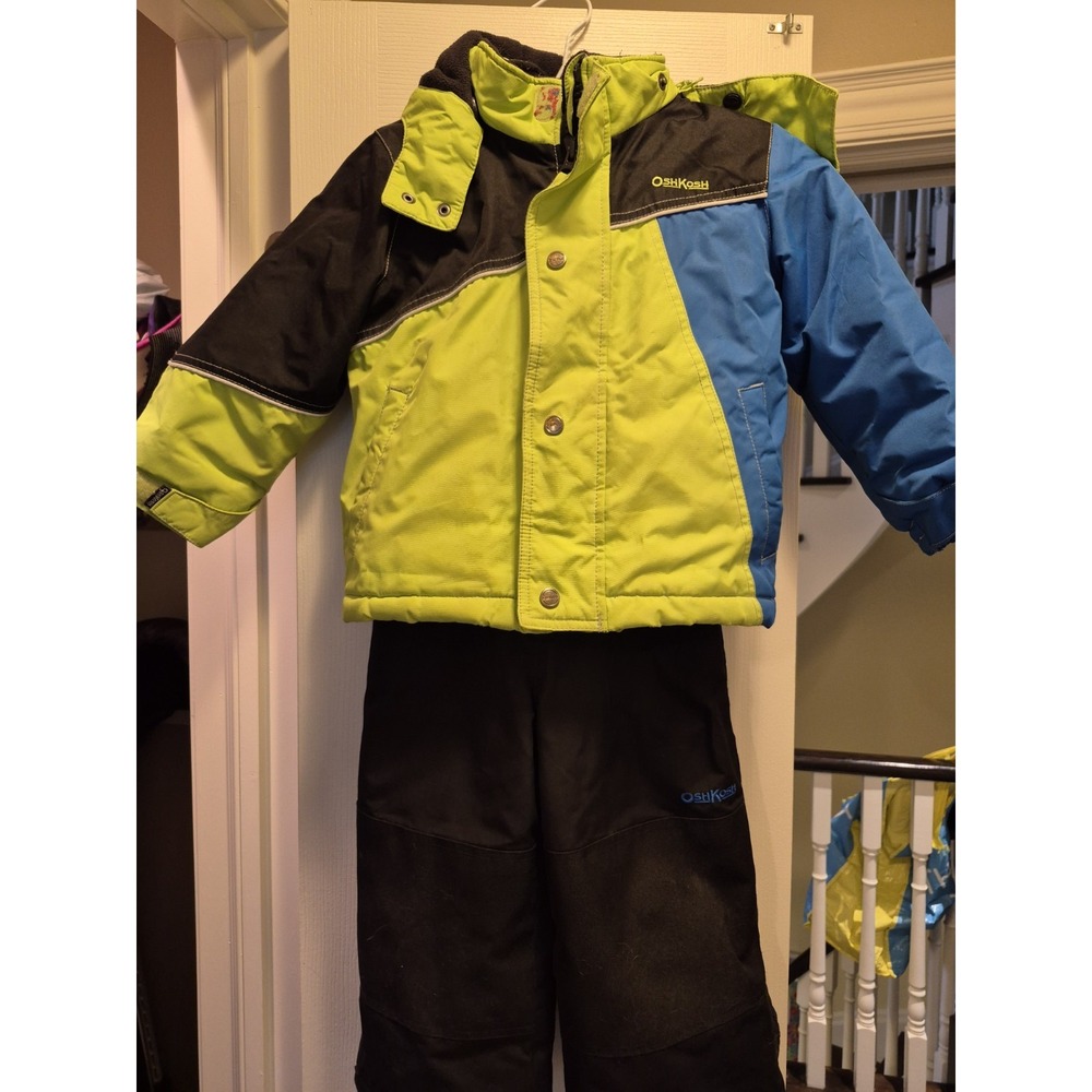 Osh Kosh Boy Snowsuit Jacket Pants Set SIZE 3T Winter Coat Toddler‎ EUC